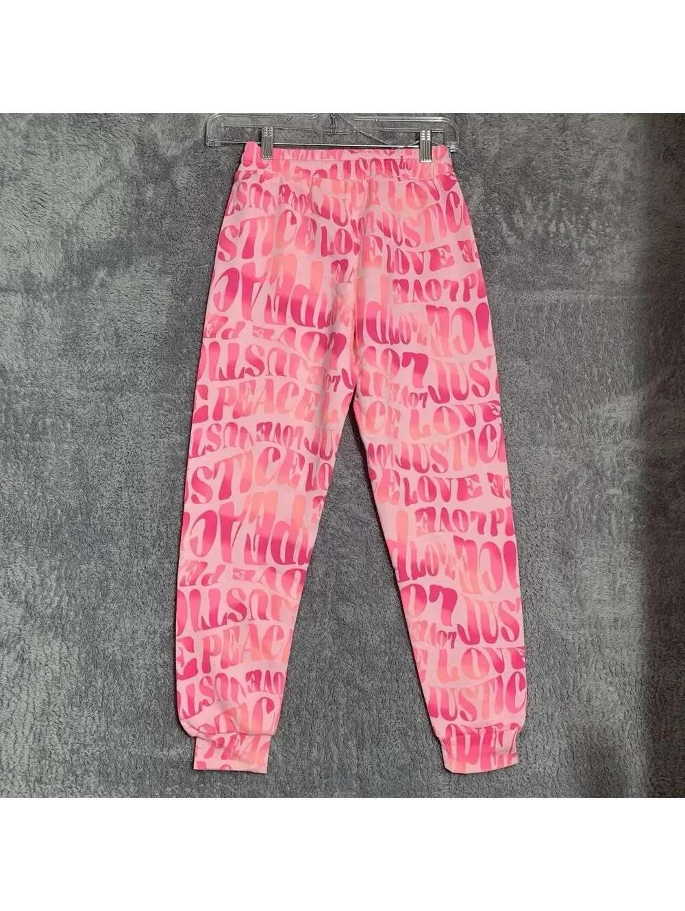 Justice Girls Joggers NWT! Pink Sweatpants, Comfortable, Colorful